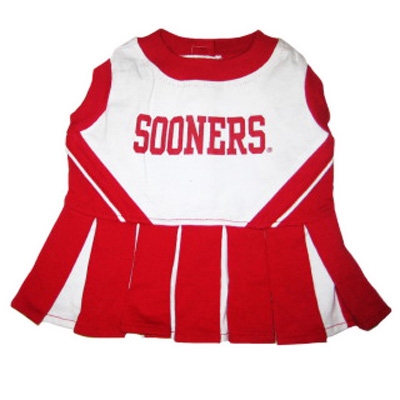 Oklahoma Sooners Dog Cheerleader Costume