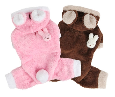 Pink Or Brown Easter Bunny Dog Costume
