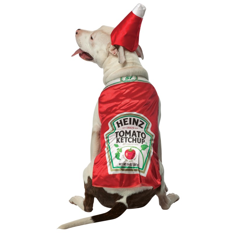 Heinz Ketchup Halloween Dog Costume