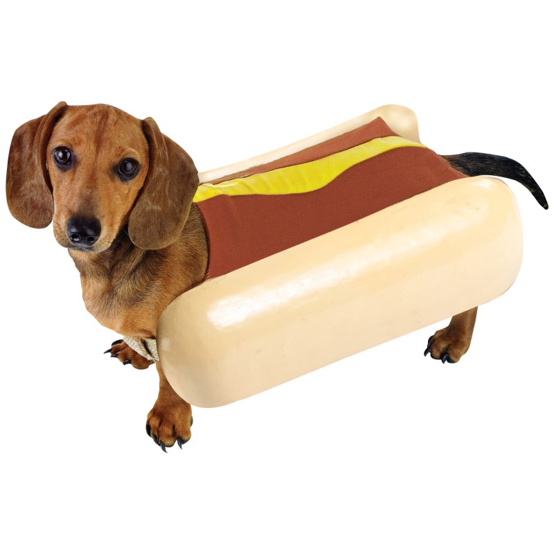 Hot Dog Halloween Dog Costume