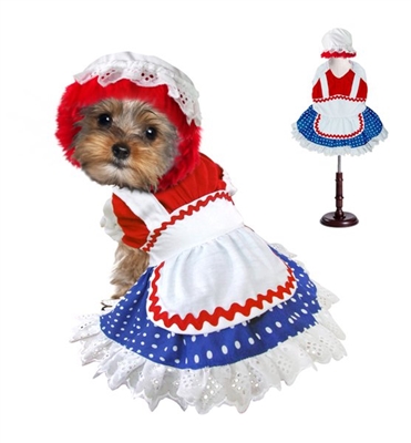 Raggedy Ann Halloween Dog Costume